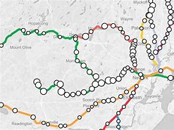 Image result for NJ Transit Map