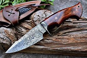 Image result for Damascus Steel Kadachi Knife