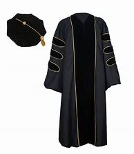 Image result for Doctoral Cap and Gown