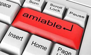 Image result for Amiable Word