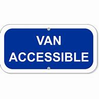 Image result for Van Accessible Parking Sign