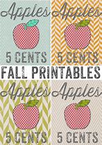 Image result for Free Printable Fall Apple Signs