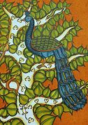 Image result for Kerala Mural Painting Peacock