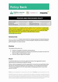 Image result for Policy Procedure Template