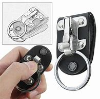 Image result for Key Chain Ring On a Belt