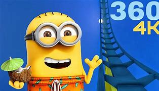 Image result for Despicable Me Roller Coaster Ride