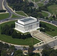 Image result for Washington DC Lincoln Memorial Aerial View