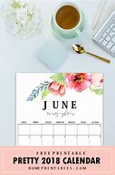 Image result for Cute June Calendar 2018