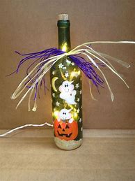 Image result for Halloween Wine Bottle Crafts