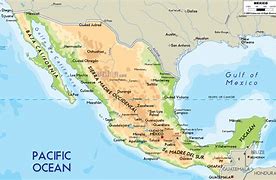 Image result for Mexico Relief Map
