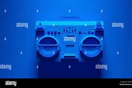 Image result for 80s Boombox Blue Background