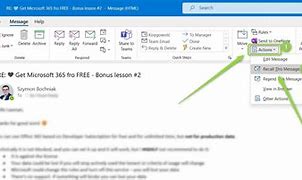 Image result for How Do I Recall an Email in Outlook