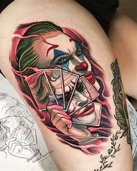 Image result for Joker Playing Card Tattoo Designs