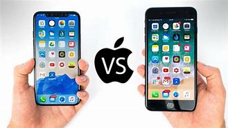 Image result for iPhone X V iPhone 7