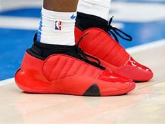 Image result for James Harden Shoes Red and Green