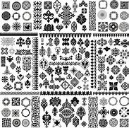 Image result for Fabric Clip Art in Black and White with Pastel