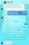 Image result for Facebook Messenger Theme Differences