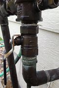 Image result for Leaking Water Line On Pipe