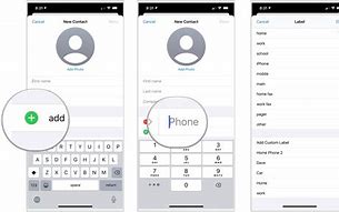 Image result for iPhone Contact Card Fill Out