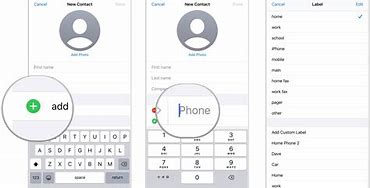 Image result for New Contact iPhone Blank