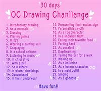 Image result for 30-Day OC Drawing Challenge