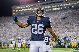 Image result for Saquon Barkley Black and White Penn State