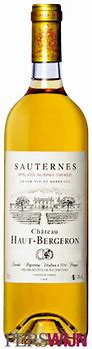 Haut Bergeron Sauternes 的图像结果