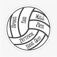 Image result for Redbubber Volleyball Stickers