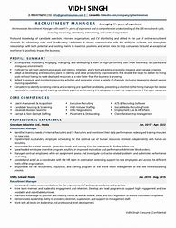 Image result for Sample Recruiting Resumes