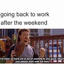 Image result for Day After Long Weekend Work Meme