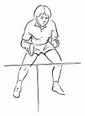 Image result for Table Tennis Stance and Ready Position