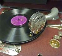 Image result for Antique Portable Record Player Wind Up