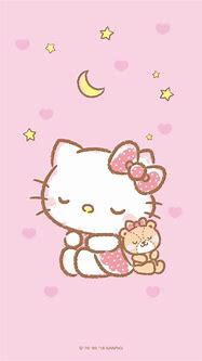 Image result for Hello Kitty Wallpaper Aesthetic Phone