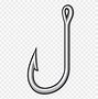 Image result for +Fishing Hook Clip Art Black
