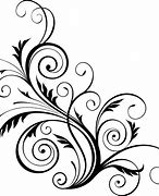 Image result for Floral Swirls Clip Art