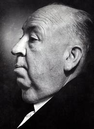 Image result for Alfred Hitchcock Side Portrait