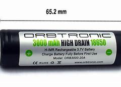 Image result for 18650 Battery Cell Dimensions