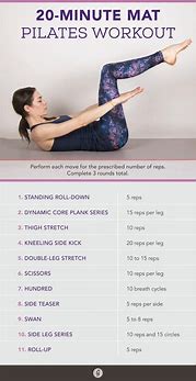 Image result for Wall Pilates Workout Schedule