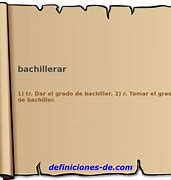 Image result for bachillerar