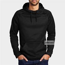 Image result for Loose Black Fleece Hoodie for Men