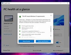 Image result for PC Health Check Windows 11 Requirements