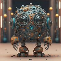 Image result for Clockwork Robot Art