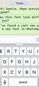 Image result for Text Message Font