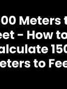 Image result for 1500 Meters to Feet