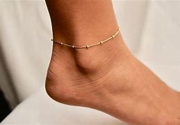Image result for 10K Gold Ankle Bracelet