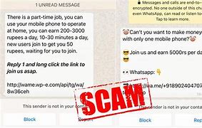 Image result for WhatsApp Scam