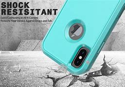 Image result for Clear Blue iPhone X Case