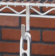 Image result for Hooks for Wire Shelves