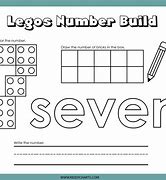 Image result for LEGO Number 7 Printable