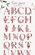 Image result for Flower Alphabet Letters